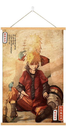 Poster Pergamino Naruto Shipudden Naruto Y Jiraya 40x60cm