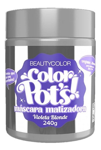  Máscara Pigmentante Beautycolor Color Pots Colorante Violeta