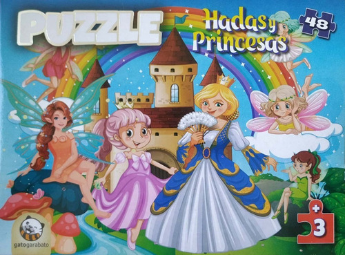 Rompecabezas Puzzle 48 Piezas Hadas Y Princesas
