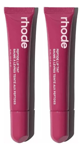 2 Unidades Bálsamo Labial Rhode Peptide Lip Tint Balsamo