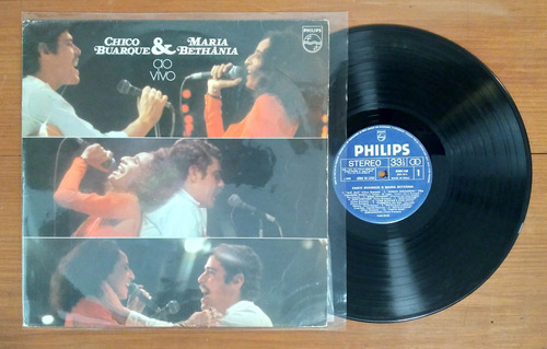 Chico Buarque & Maria Bethania Ao Vivo 1975 Disco Lp Brasil