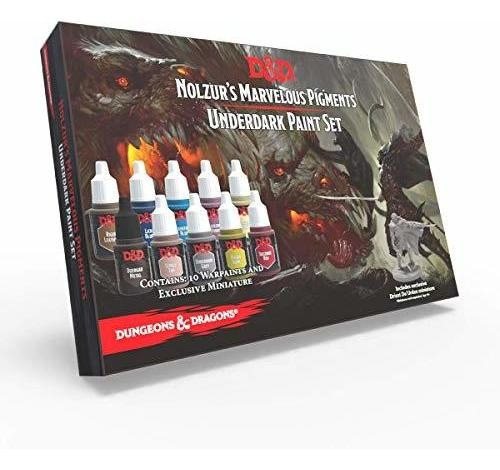 Set De Pinturas Acrílicas Para Miniaturas De 10 Colores.