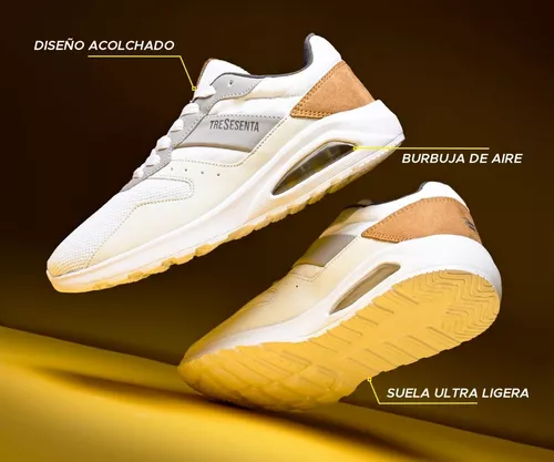 Tenis Blancos Hombre Marca 360 Modelo Mirage