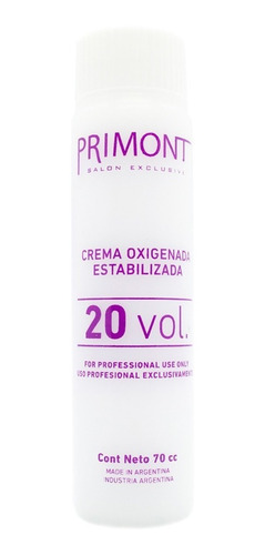 Primont Oxidante Crema Oxigenada Coloración Pelo X 70ml