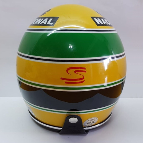 Imagem 3 de 6 de Capacete Old School Senna Brasil Piloto