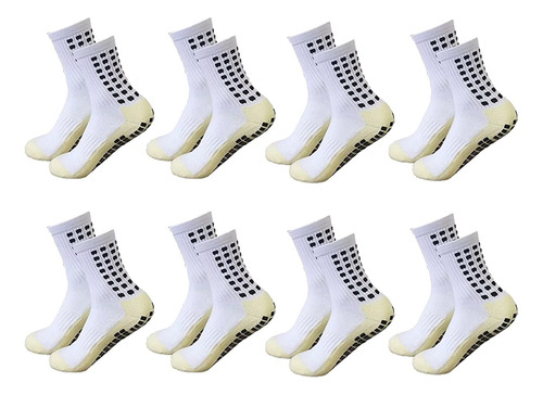 8 Pares De Calcetines De Fútbol Antideslizantes Para Adultos