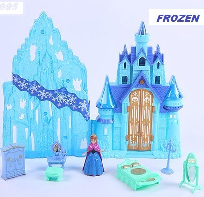 Castillo Princesa De Hielo Frozen Luces Sonidos 8 Accesorios