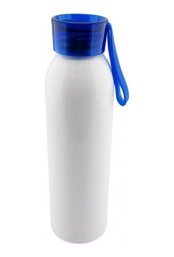 Botilito Metálico 650ml Botella Termo Agua Deporte Gym Azul