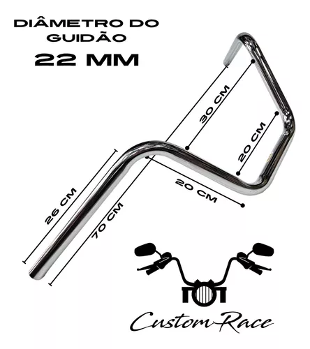 Guidão Intruder 125 Modelo Original Chapam