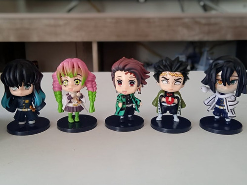 Figuras Kimetsu No Yaiba Lote 5 Unidades