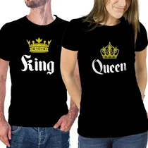 Comprar Polera Duo San Valentin King - Queen Rey - Reina D3