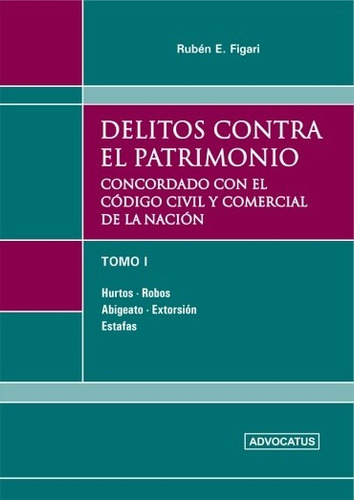 Delitos Contra El Patrimonio. 2 Tomos - Figari, Ruben E