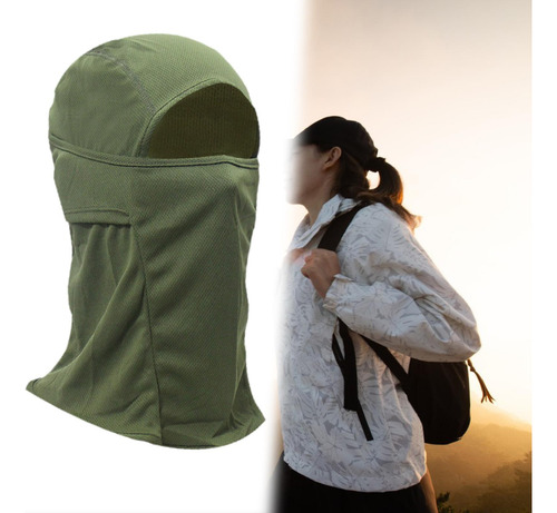 2 Máscara Facial Completa De Verano, Sombrero, Protector