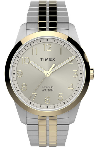 Reloj De Cuarzo Bitono Para Hombre Timex Main Street