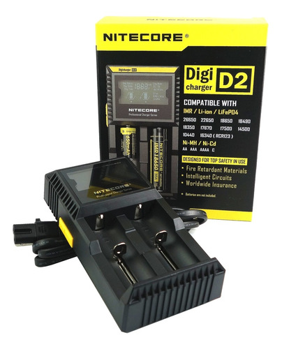 Cargador Baterias Nitecore D2 Original