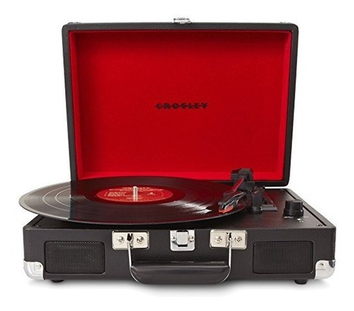 Crosley Cr8005a-bk Crucero Portátil 3 Velocidad De La Plac