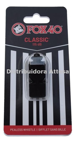 Silbato Plástico Fox 40 Clásico Oficial Original En Blister