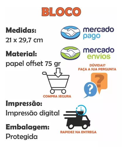 Comanda Salão Beleza Cabeleireira Personalizado 20 Blocos