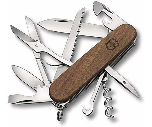 Victorinox Huntsman De Madera De Nogal  swiss Army  navaja