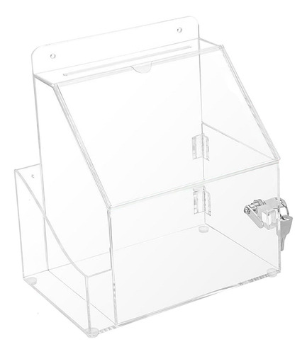 Cadera De Recolección Box De Donación Acrílico Con Caja