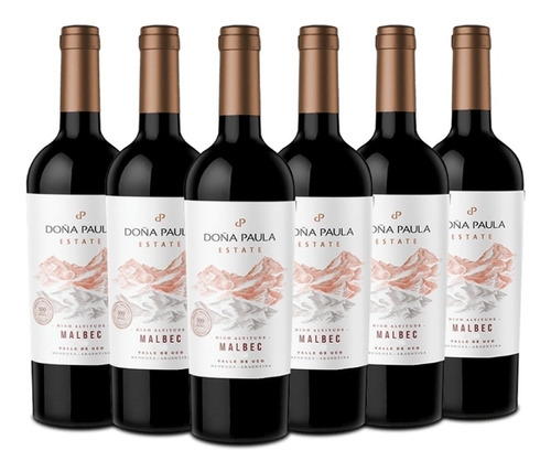 Vino Doña Paula Estate Malbec Caja X 6