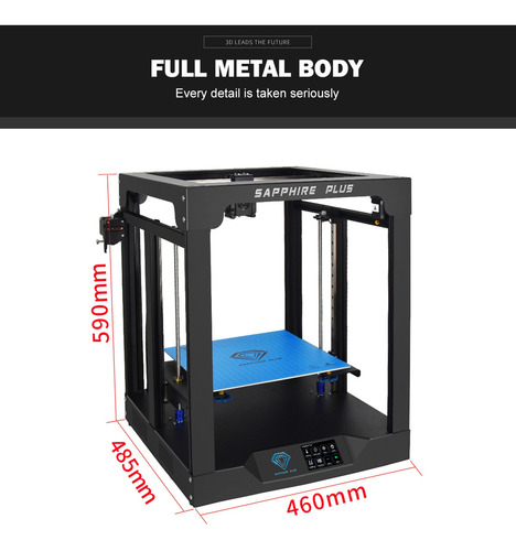 Two Trees Sapphire Plus Corexy Impresora 3d Diy Kit Alta