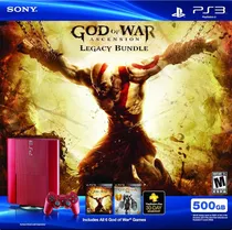 Comprar Playstation 3 500gb Rojo + God Of War Ascension