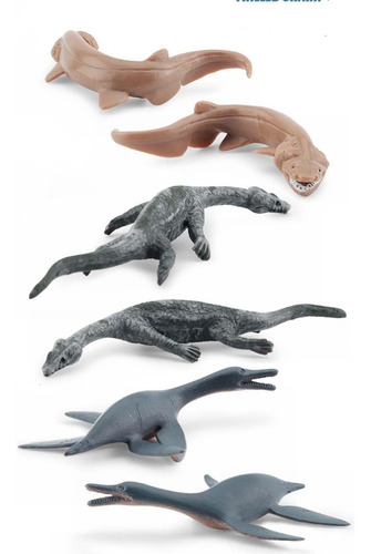10x Modelo De Animal Marino Suministros Antiguos Estatuas