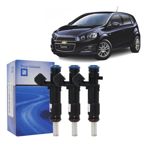 3x Bicos Injetores Cruze Sonic 1.8 16v 2011 2012 55570284