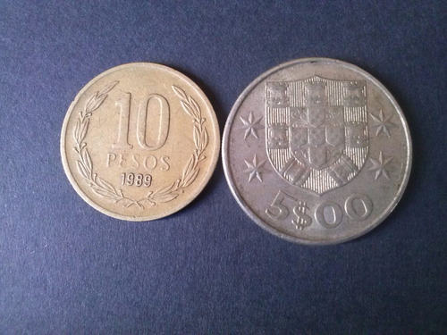 Moneda Portugal 5 Escudos 1977 (c24)