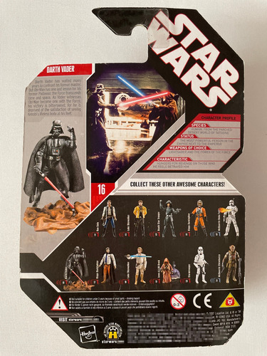 Darth Vader Star Wars 30th Anniversary Collection #16 Hasbro (Usado)
