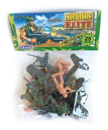 Soldaditos Vulcanita X25 - Soldados Plásticos