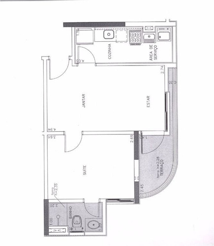 Imagem 8 de 8 de Apartamento Com 1 Dormitório Para Alugar, 42 M² Por R$ 2.800/mês - Higienópolis - São Paulo/sp - Ap20171