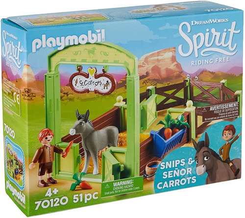 Playmobil Spirit Riding Free: Snips & Señor Carrots