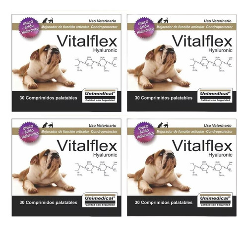  Vitalflex 4 Cajas / 120 Comprimidos + Envio + Regalo