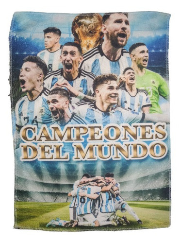 Toallita De Mano Argentina Campeón Del Mundo 2022 