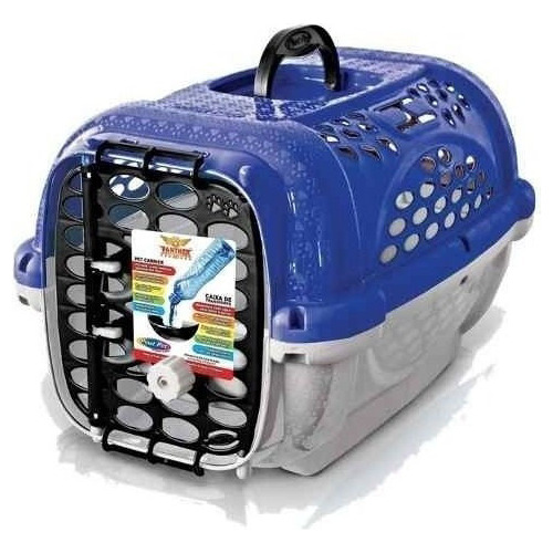 Jaula Transportadora N°4 59x43x38cm Azul Mas Envio