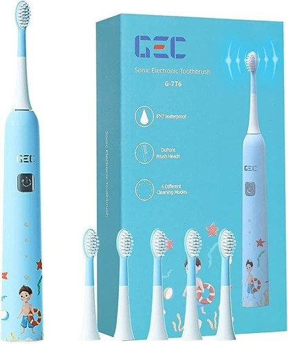 Gec Sonic - Cepillo De Dientes Eléctrico Recargable Para N.