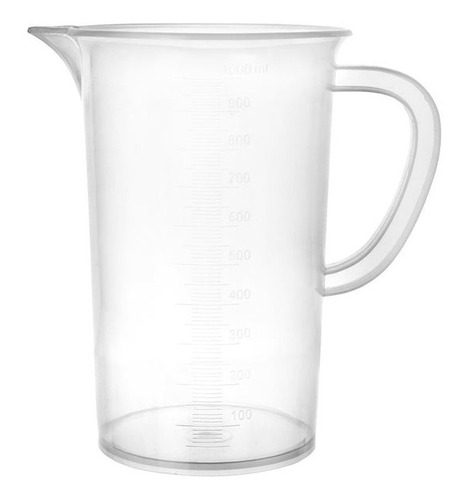 Vaso Graduado Polipropileno C/asa (jarra) 1000ml (1lt) Eisco