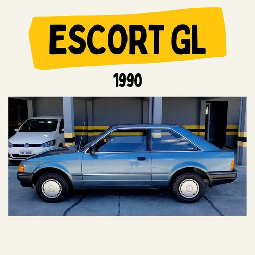 Escort Gl 1990 - Colecionador - 83 Mil Km