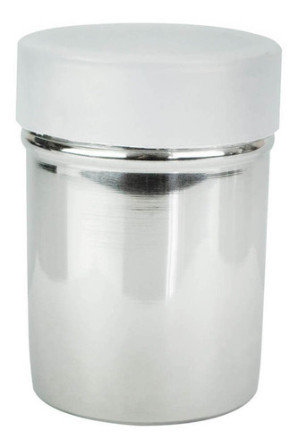 Polvilhador Tela Fina Inox 240ml Barpro