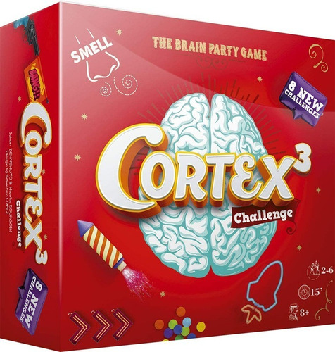 Juego De Mesa Cortex 3 Challenge Rojo Asmodee