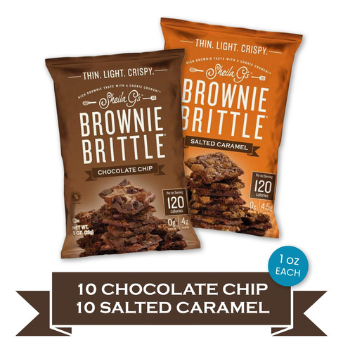 Sheila G's Brownie Brittle Chocolate-caramelo - 20 Pzs