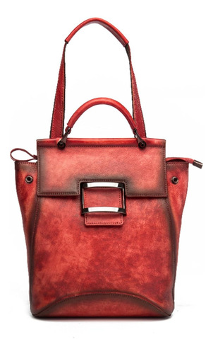 Women Genuine Leather Backpack Shoulder Bag Handbag,satchel For Women,crossbody Purse Tote Bags Travel Retro