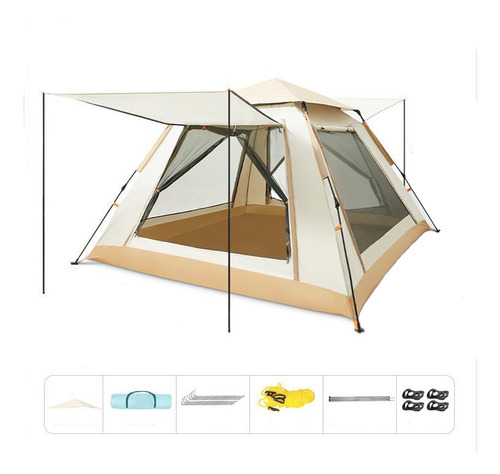 Tienda Casa Campaña Camping Acampar Para 4personas 215×215cm