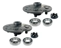 Comprar 2 Mazas Traseras 4 Baleros 2 Tuercas Vw Combi 74-86 1.6