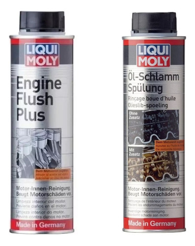 Liqui Moly Oil Sludge Flush + Engine Flush Plus