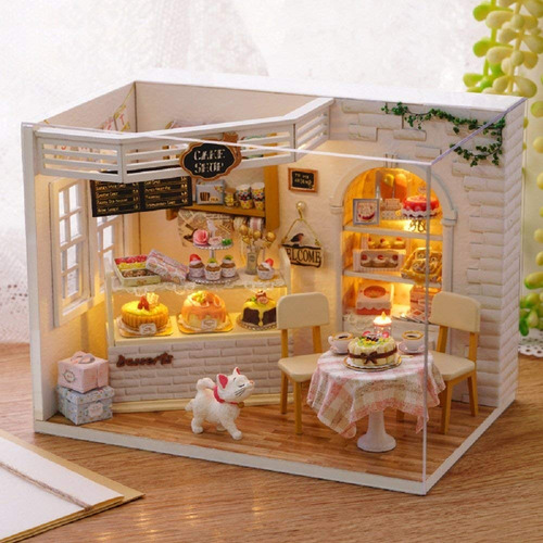 Flever Casa De Muñecas En Miniatura De Bricolaje Casa Y Kit