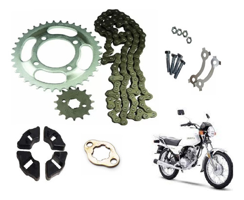 Kit Sprockets Cadena Gomas Torn Seguro Cgl125 Tool 2010-2023