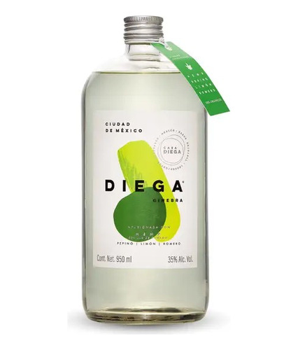 Ginebra Diega Verde 950ml